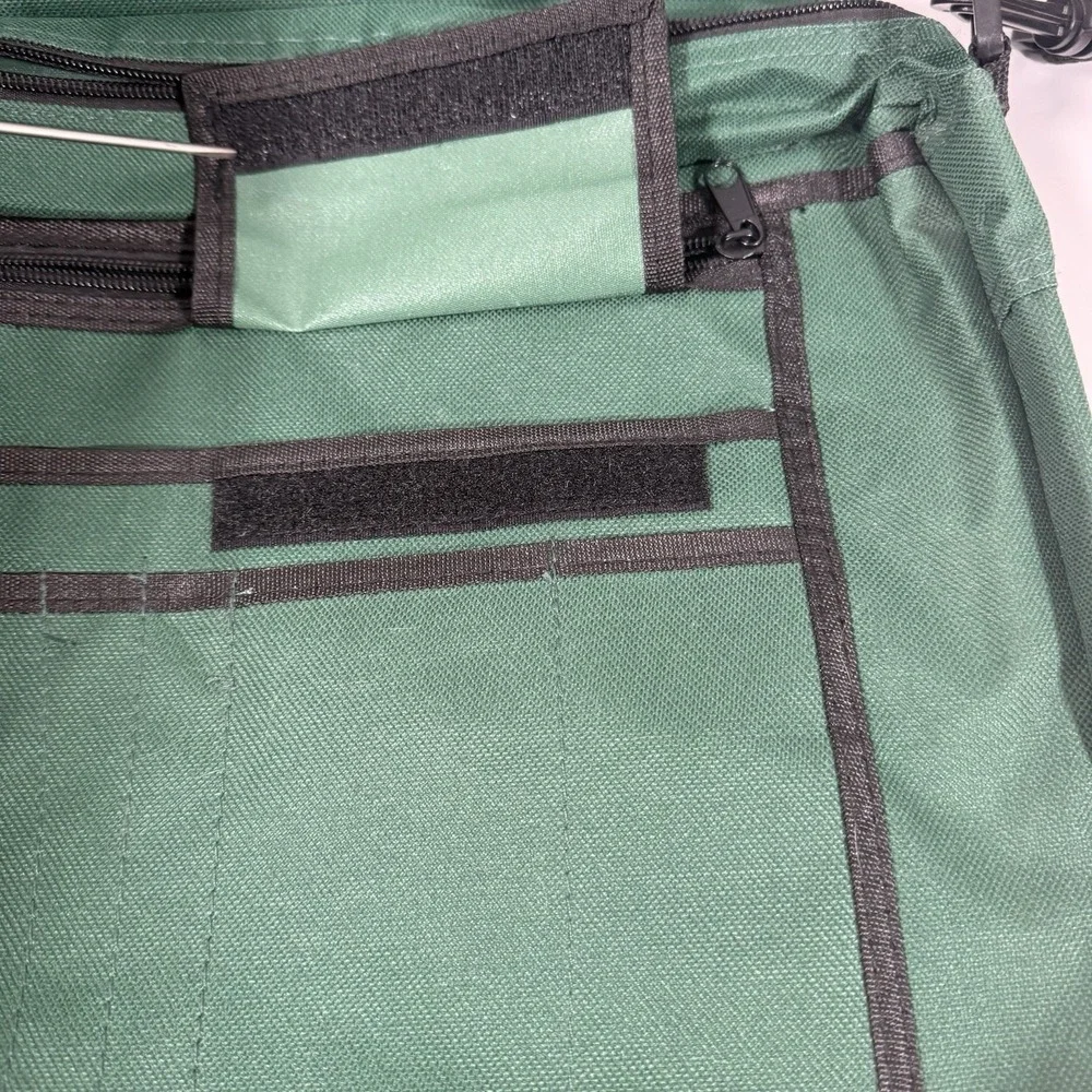 Unbranded Messenger Bag Unisex Large Green Tactical Patch Panel Utility Laptop